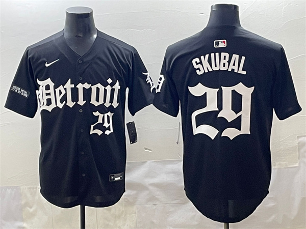 Detroit Tigers Majestic Jerseys-0817