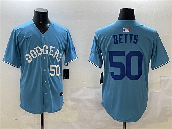 Los Angeles Dodgers Majestic Jerseys(2)-0044