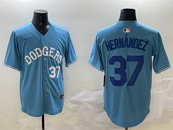 Los Angeles Dodgers Majestic Jerseys(2)-0147