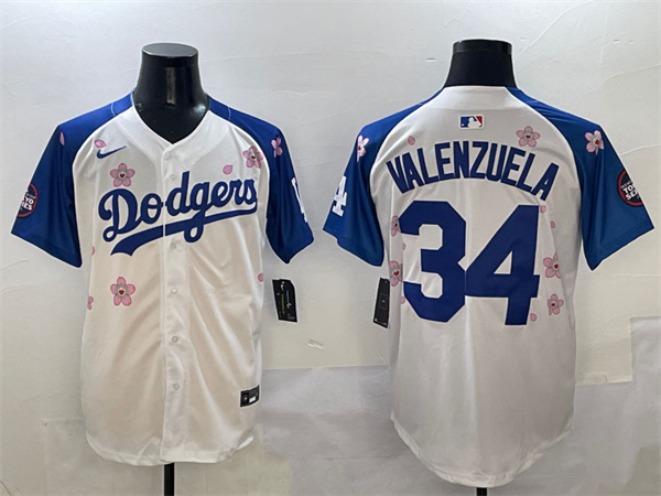 Los Angeles Dodgers Majestic Jerseys(2)-1975