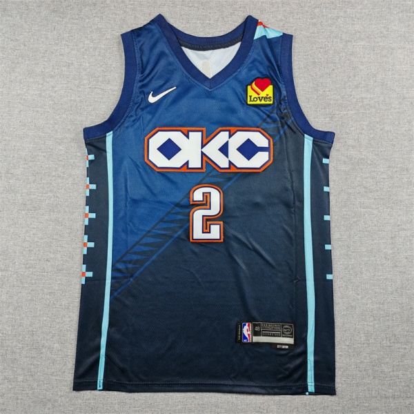 Oklahoma City Thunder Game Jerseys-0128