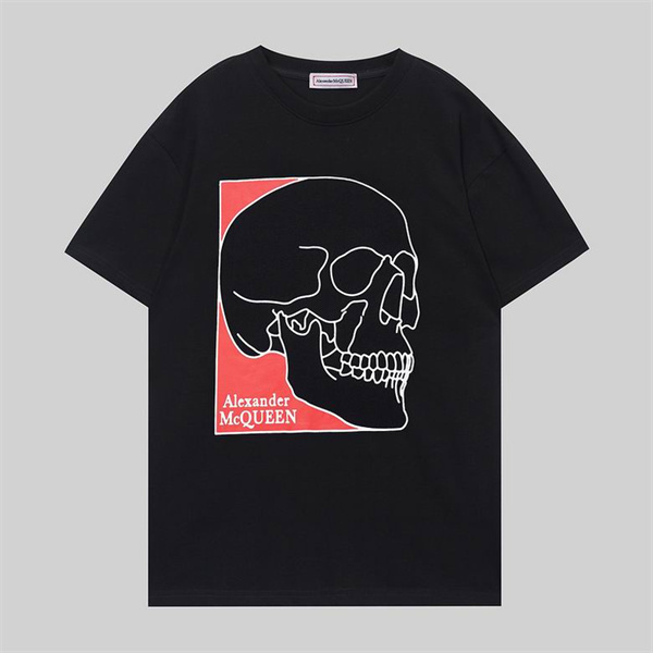 Alexander Mcqueen Round neck T-shirt-M-0046