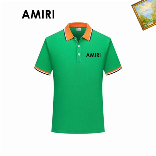 Amiri Lapel T-shirts-M-007