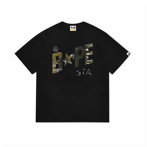 Aape Bape Round neck T-shirt-M-0499