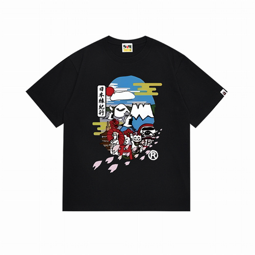 Aape Bape Round neck T-shirt-M-0609