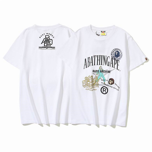 Aape Bape Round neck T-shirt-M-0233