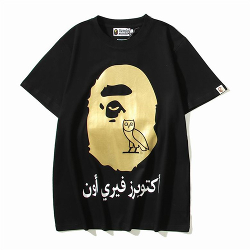 Aape Bape Round neck T-shirt-M-0297