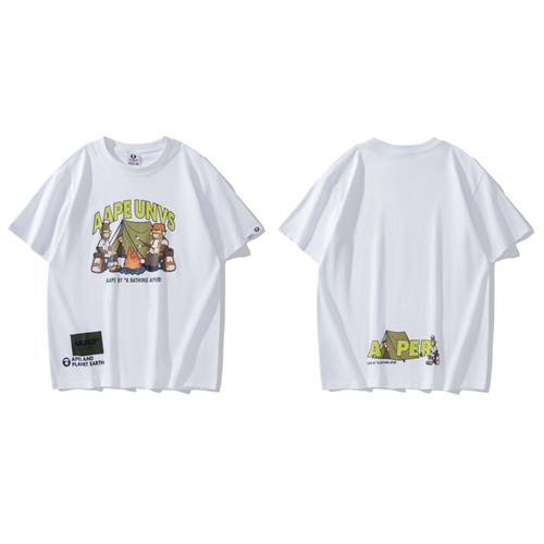 Aape Bape Round neck T-shirt-M-0004