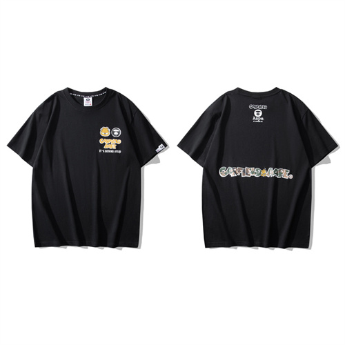 Aape Bape Round neck T-shirt-M-0042