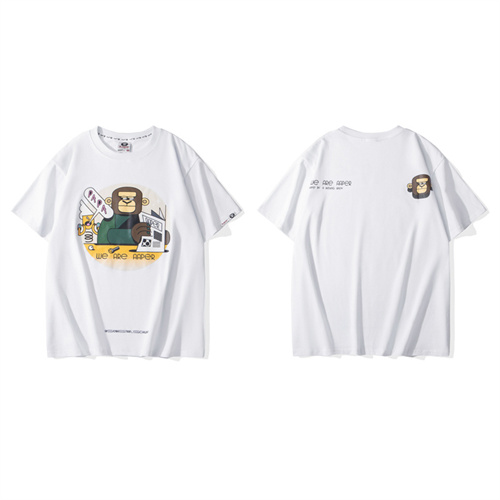 Aape Bape Round neck T-shirt-M-0047