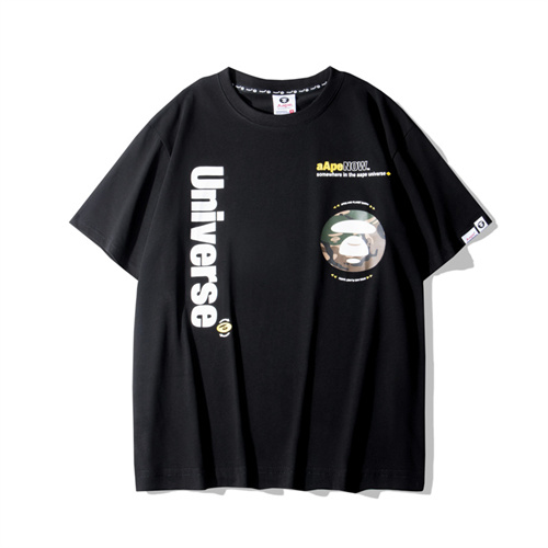 Aape Bape Round neck T-shirt-M-0049