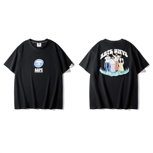 Aape Bape Round neck T-shirt-M-0068