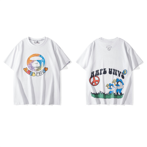 Aape Bape Round neck T-shirt-M-0071