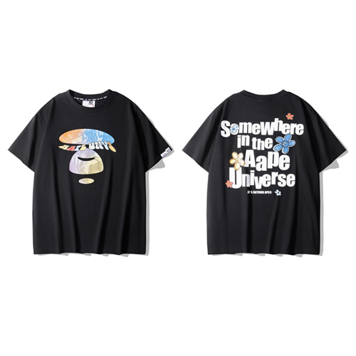 Aape Bape Round neck T-shirt-M-0072