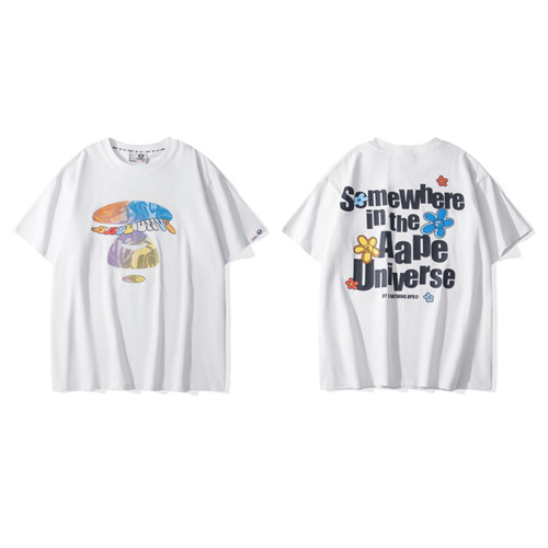 Aape Bape Round neck T-shirt-M-0073