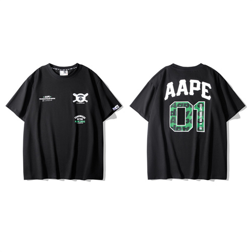 Aape Bape Round neck T-shirt-M-0076