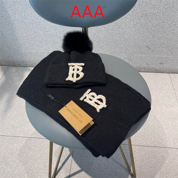 Burberry Hat and scarvf(AAA)-0014