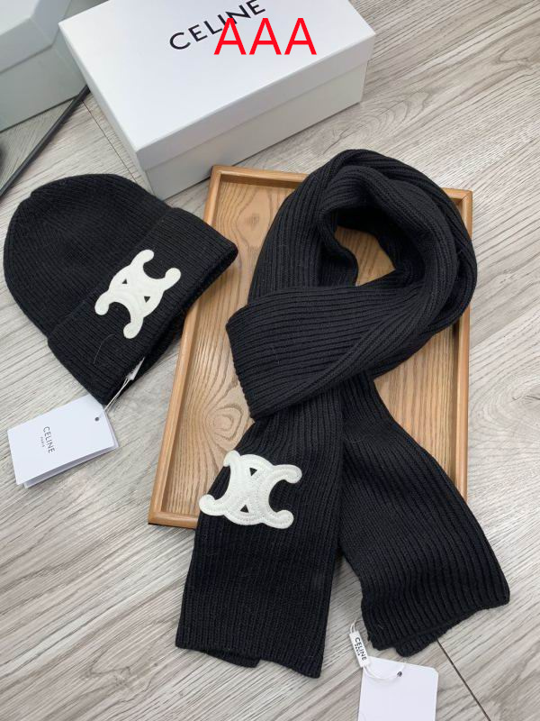 Celine Hat and scarvf(AAA)-0033