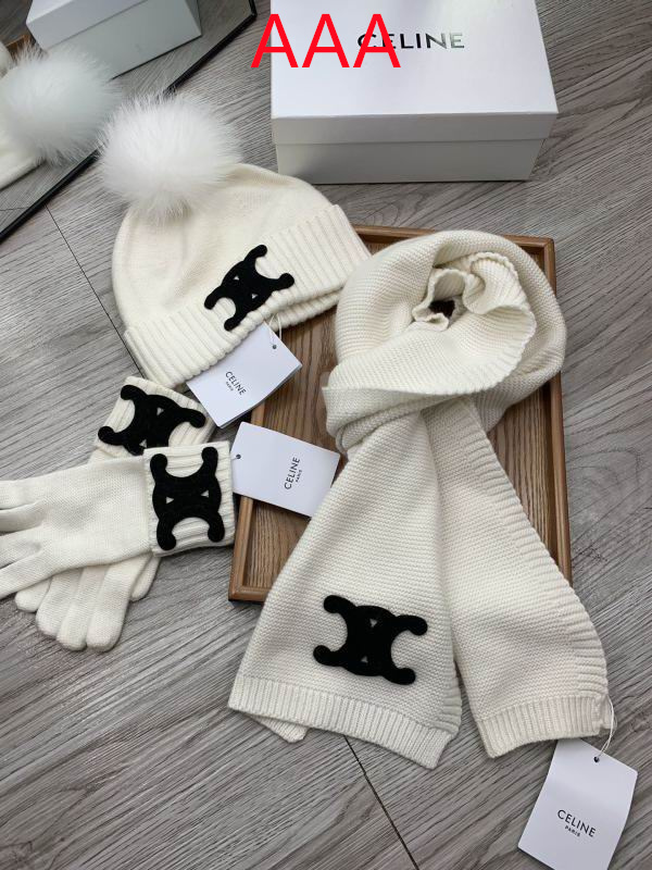 Celine Hat and scarvf(AAA)-0086