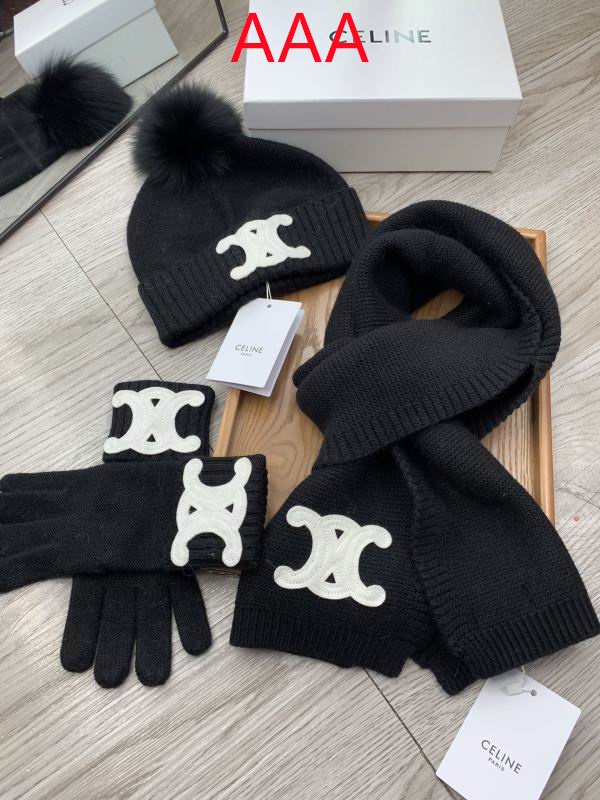 Celine Hat and scarvf(AAA)-0088