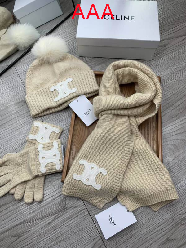 Celine Hat and scarvf(AAA)-0089