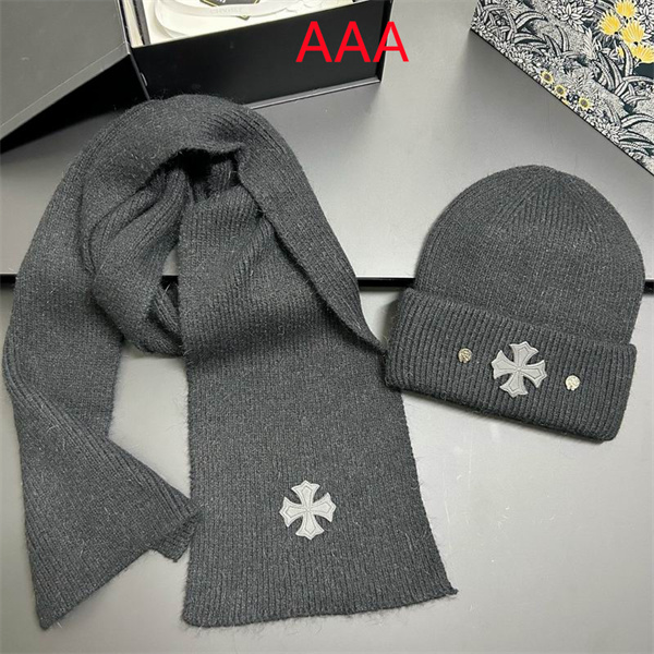 Chrome Hearts Hat and scarvf(AAA)-0009