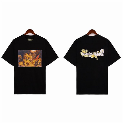 Denim Tears Round neck T-shirt-M-0015