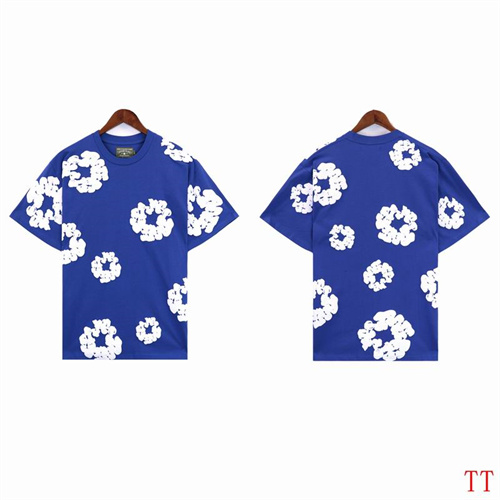 Denim Tears Round neck T-shirt-M-0048