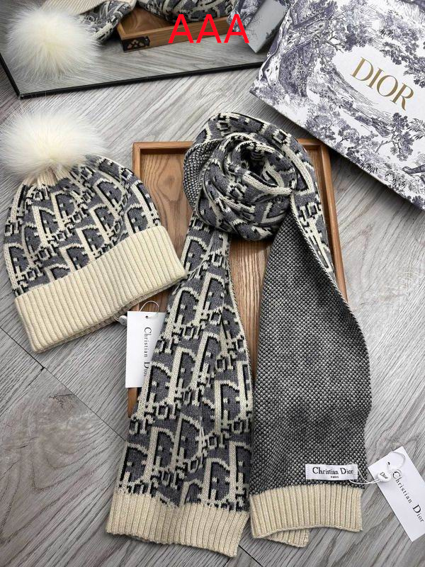 Dior Hat and scarvf(AAA)-0006
