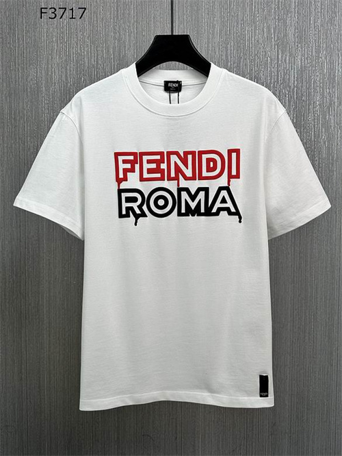 Fendi Round neck T-shirt-M-442