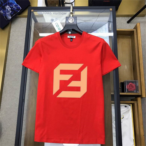 Fendi Round neck T-shirt-M-411