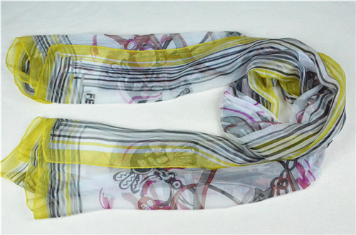 FENDI Silk Scarf-018