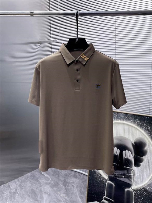 Fendi Lapel T-shirts-M-0117