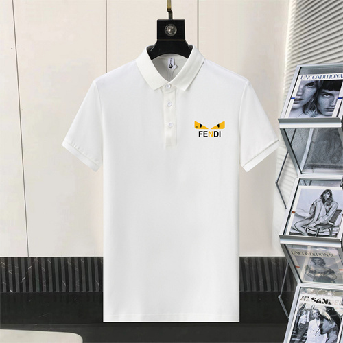 Fendi Lapel T-shirts-M-0020
