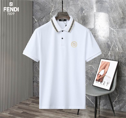 Fendi Lapel T-shirts-M-0171