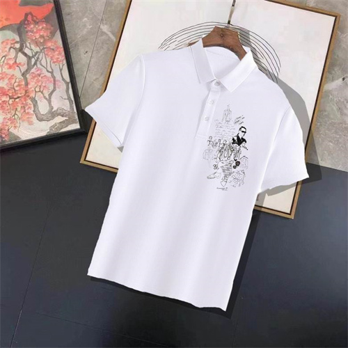 Fendi Lapel T-shirts-M-0006