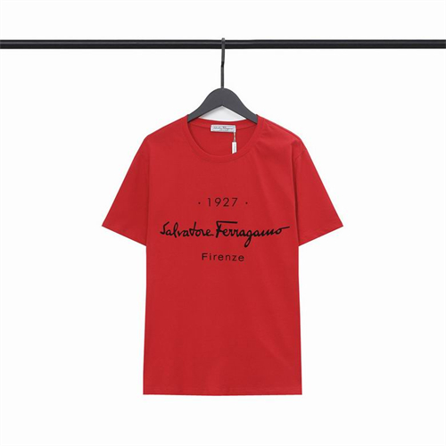 Ferragamo Round neck T-shirt-M-071