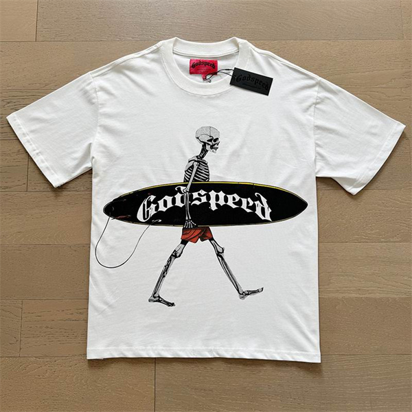 Godspeed neck T-shirt-M-0151