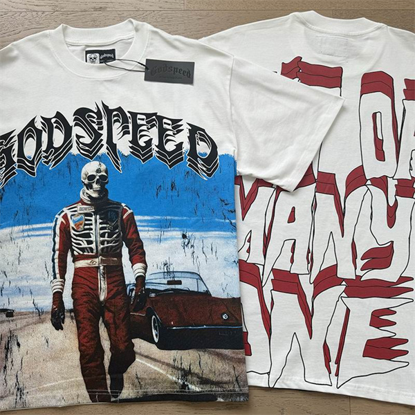 Godspeed neck T-shirt-M-0187