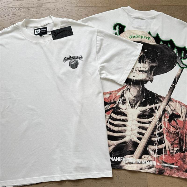 Godspeed neck T-shirt-M-0188