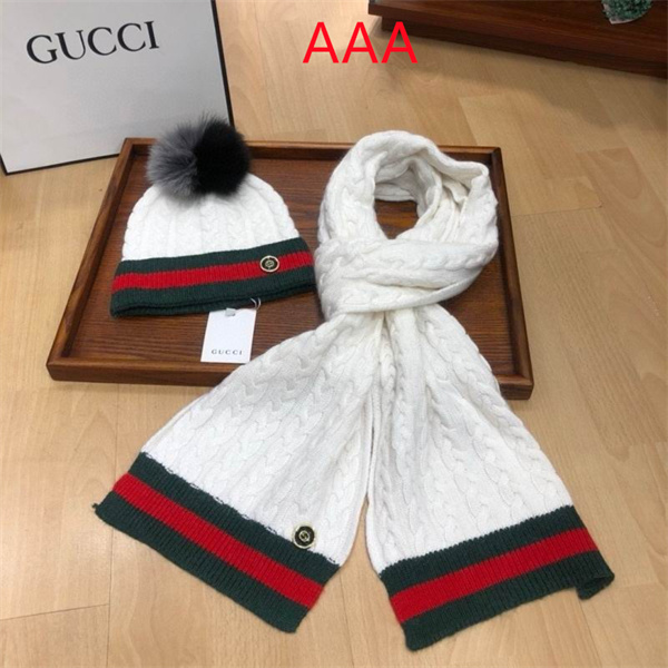 Gucci Hat and scarvf(AAA)-0044