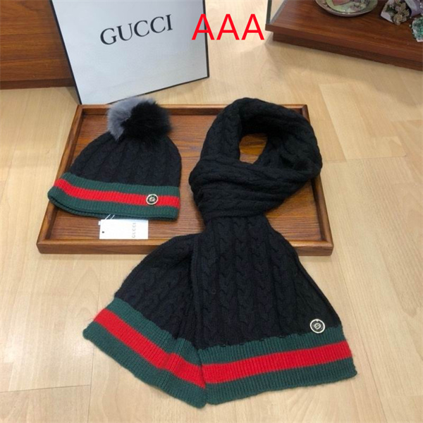 Gucci Hat and scarvf(AAA)-0045