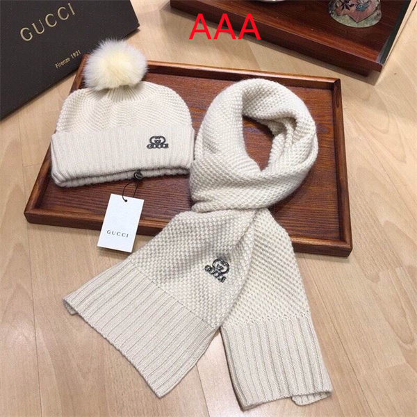 Gucci Hat and scarvf(AAA)-0048