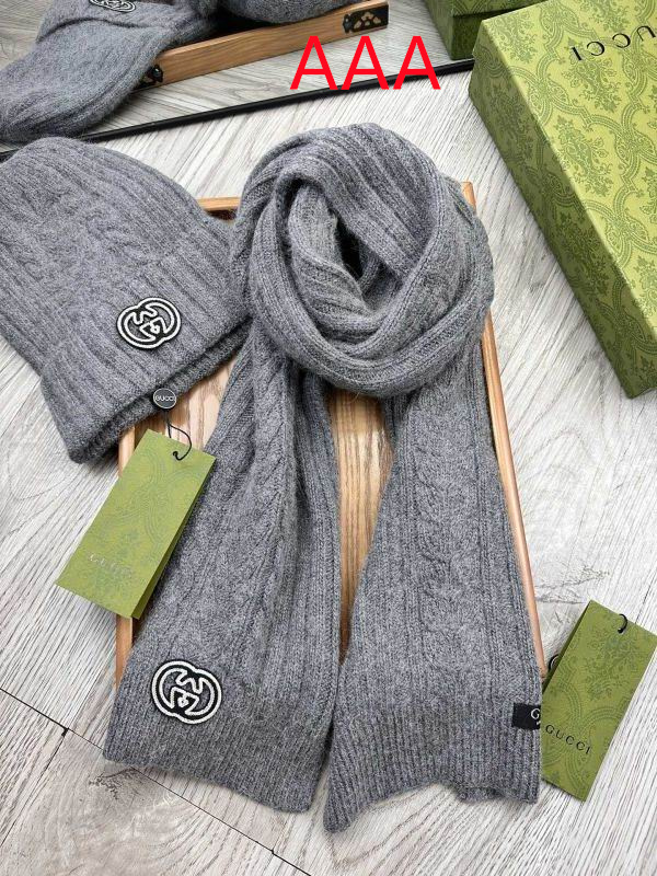Gucci Hat and scarvf(AAA)-0082