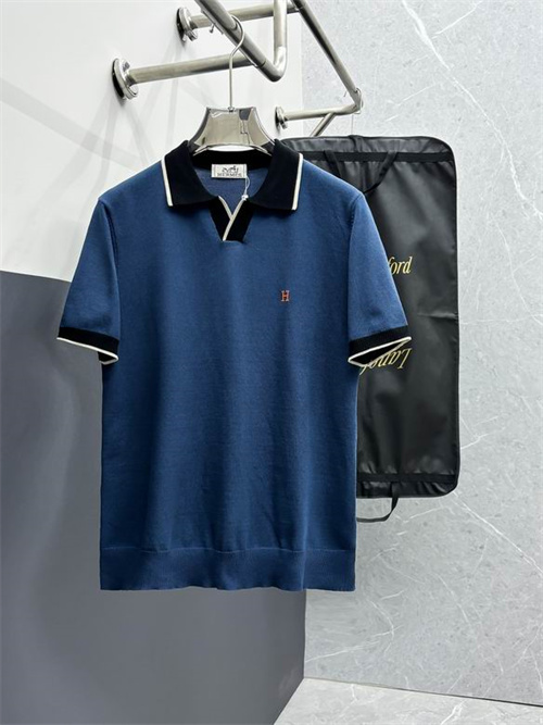 Hermes Lapel T-shirts-M-0110
