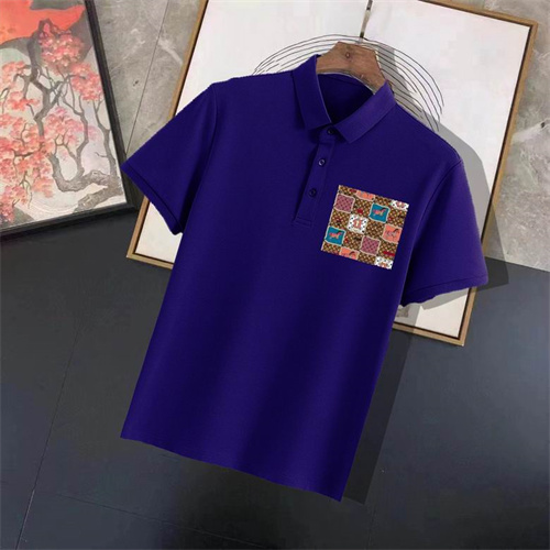 Hermes Lapel T-shirts-M-0003