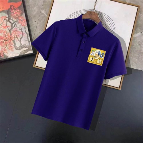Hermes Lapel T-shirts-M-0030