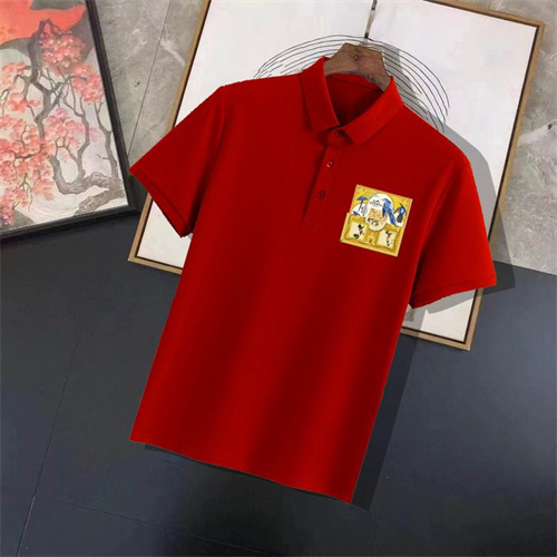 Hermes Lapel T-shirts-M-0033