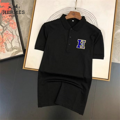 Hermes Lapel T-shirts-M-0046