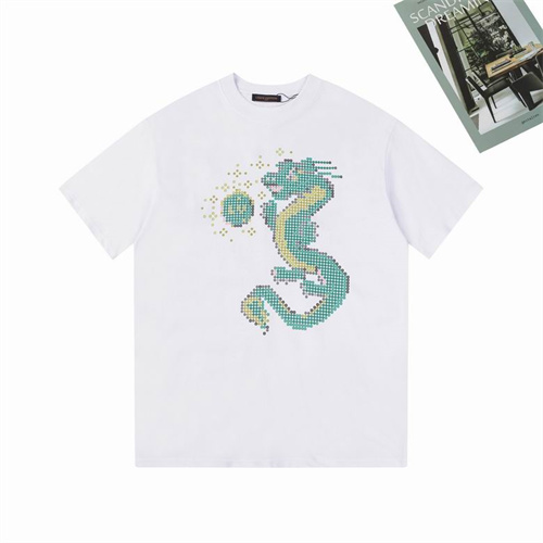 Lv Round neck T-shirt-M-0821